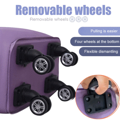 Large capacity universal wheel waterproof dry wet separation travel bag