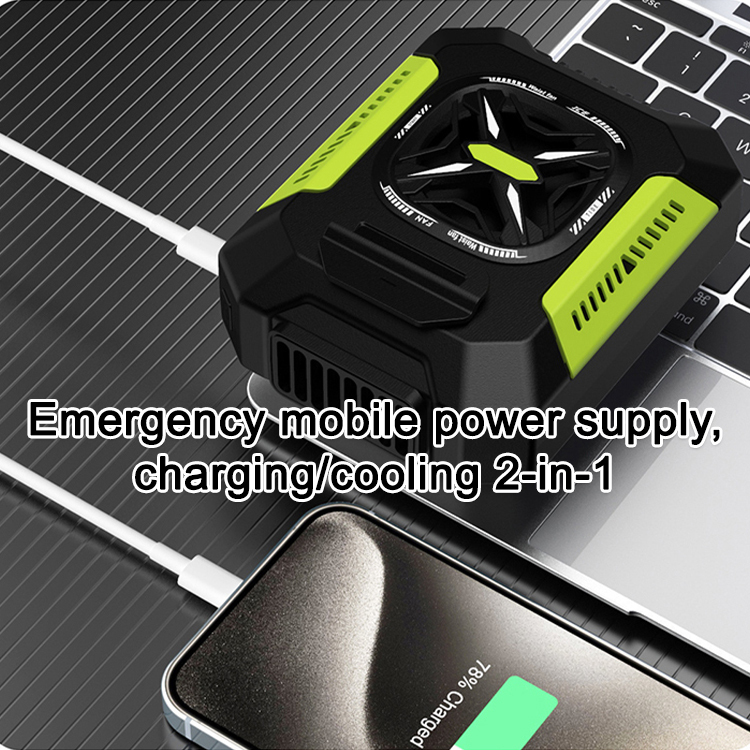 Outdoor portable waist-mounted fan