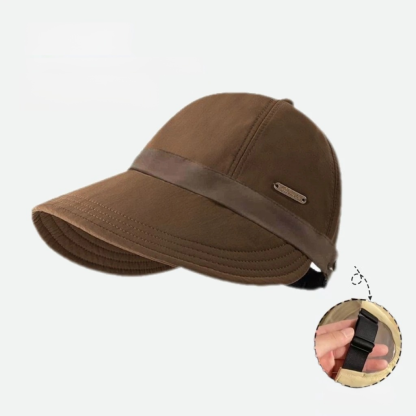 Adjustable face-slimming fisherman hat
