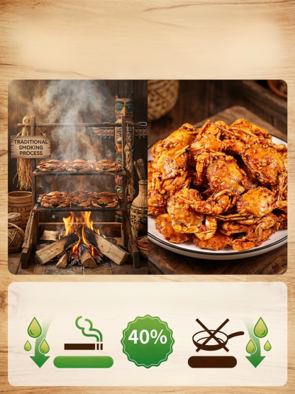 One Bite And It'S So Addictive! The Crispy Baby Crab Is So Crunchy You Can Even Chew The Shell.High in Protein, Low in Sodium