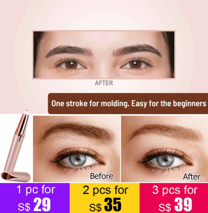 Automatic eyebrow trimmer
