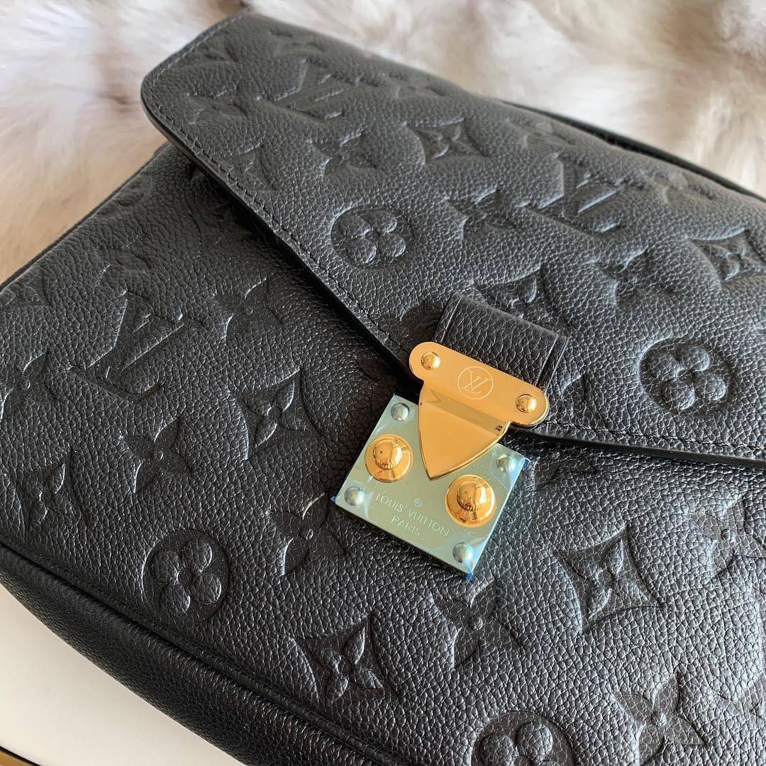 LV 路易威登 METIS 黑色 郵差包 老花壓紋 斜挎包 單肩包 女生手袋 M41487