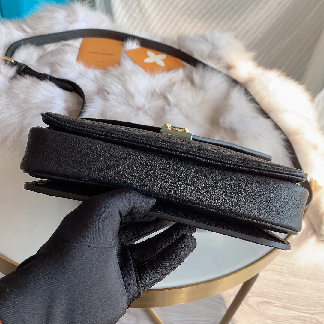 LV 路易威登 METIS 黑色 郵差包 老花壓紋 斜挎包 單肩包 女生手袋 M41487