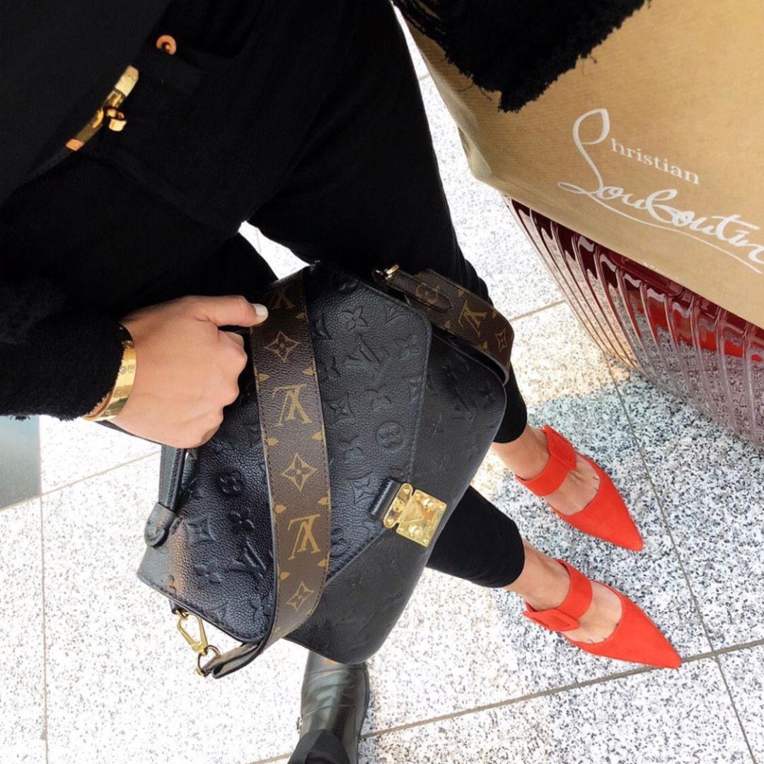 LV 路易威登 METIS 黑色 郵差包 老花壓紋 斜挎包 單肩包 女生手袋 M41487