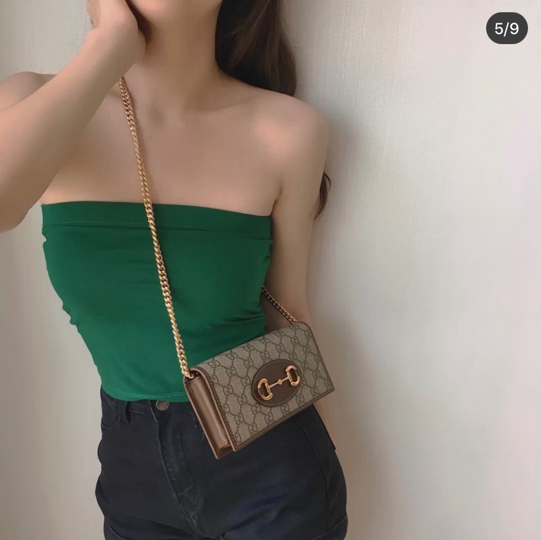 GUCCI 古馳 1955系列 woc 馬銜扣 鏈條包 肩背包 斜背包 側背包 621892