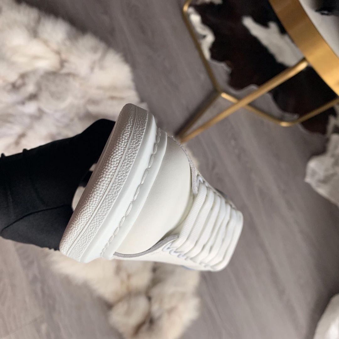 McQueen 麥昆 小白鞋 MCQ 黑尾 粉尾 全白 藍尾 厚底 休閒鞋 情侶鞋 增高鞋 