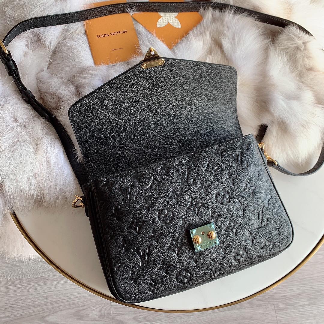 LV 路易威登 METIS 黑色 郵差包 老花壓紋 斜挎包 單肩包 女生手袋 M41487