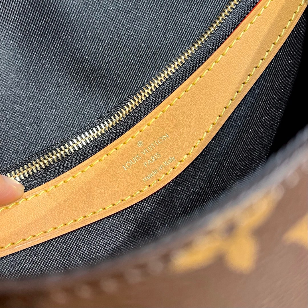 LV 路易威登 DIANE系列 經典 老花 腋下包 法棍包 肩背 斜挎包 粉M45985 黑M4604