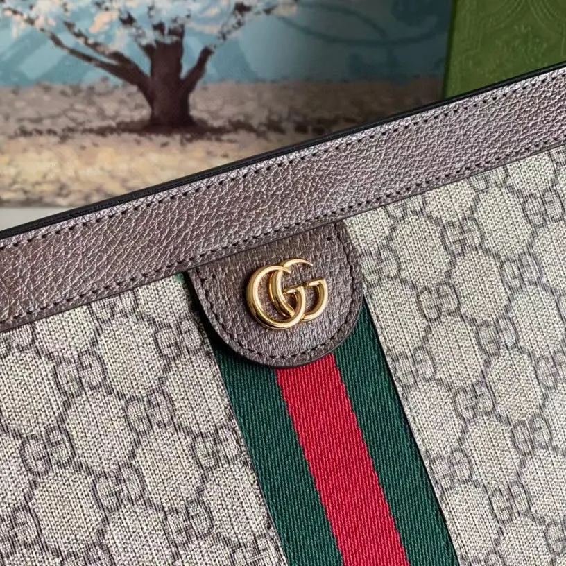 GUCCI 古馳 Ophidia系列 PVC防水布 貝殼包 復古款 鏈條包 斜背包 復古 503877 503876