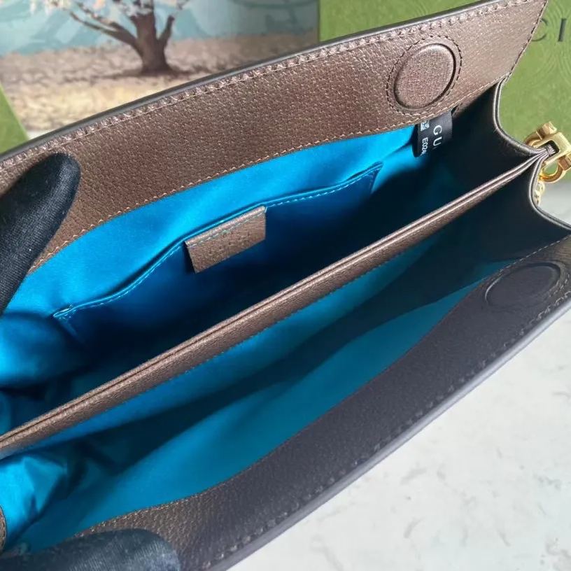 GUCCI 古馳 Ophidia系列 PVC防水布 貝殼包 復古款 鏈條包 斜背包 復古 503877 503876