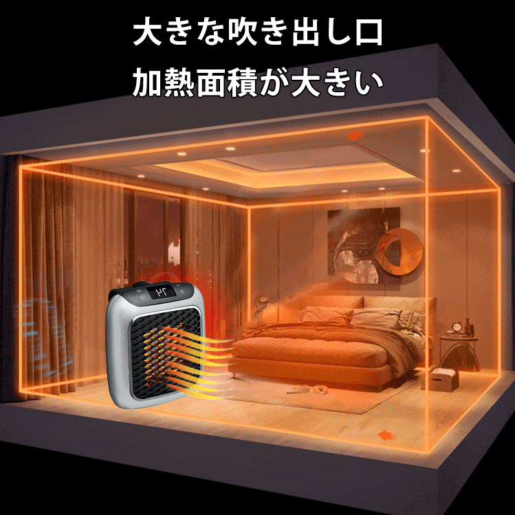 壁掛け式電気ヒーター