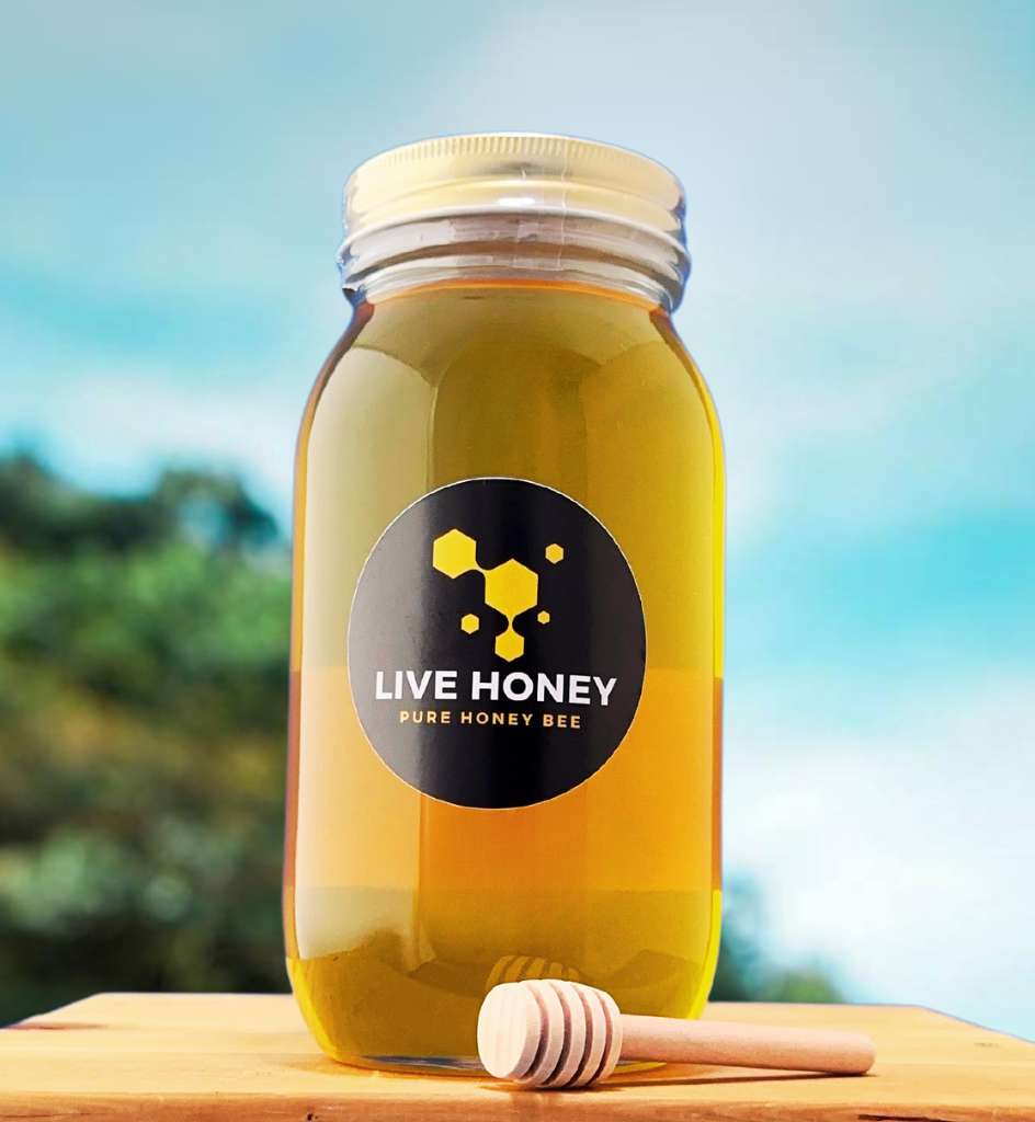 国産純粋ハチミツ Live Honey 1000ml