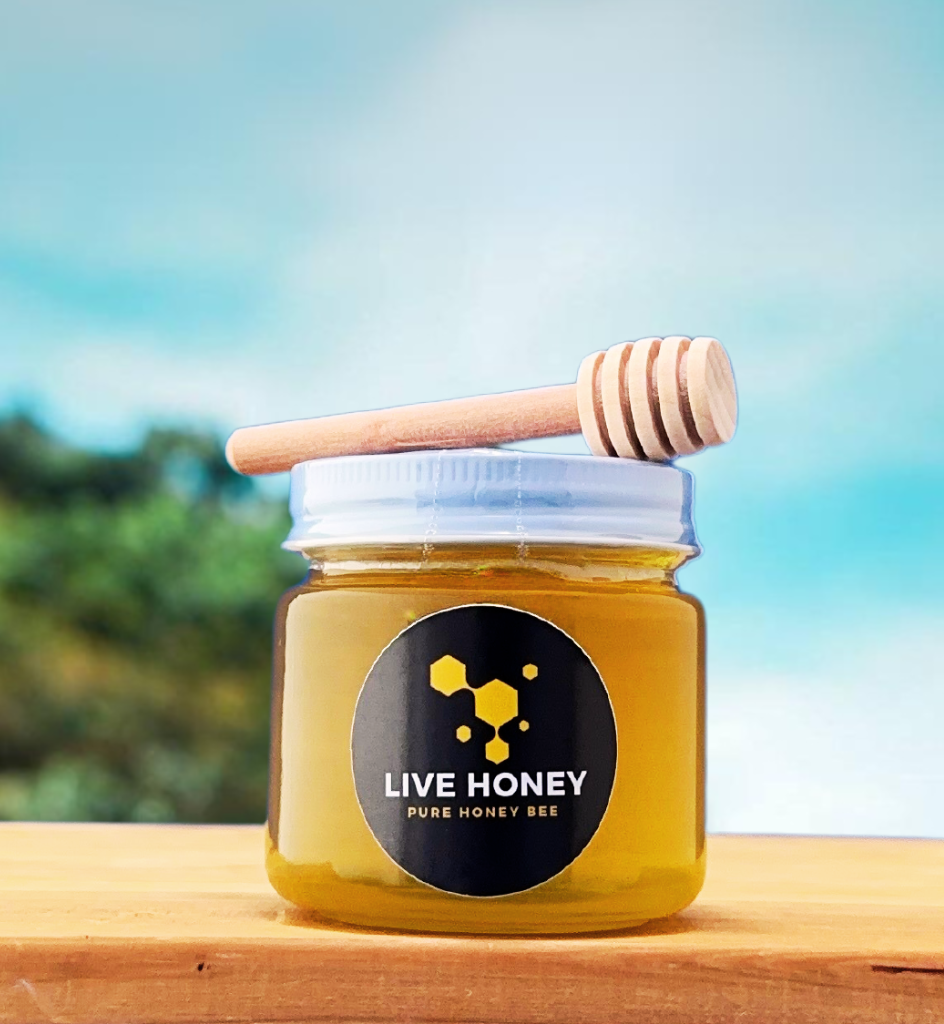 国産純粋ハチミツ Live Honey 180ml