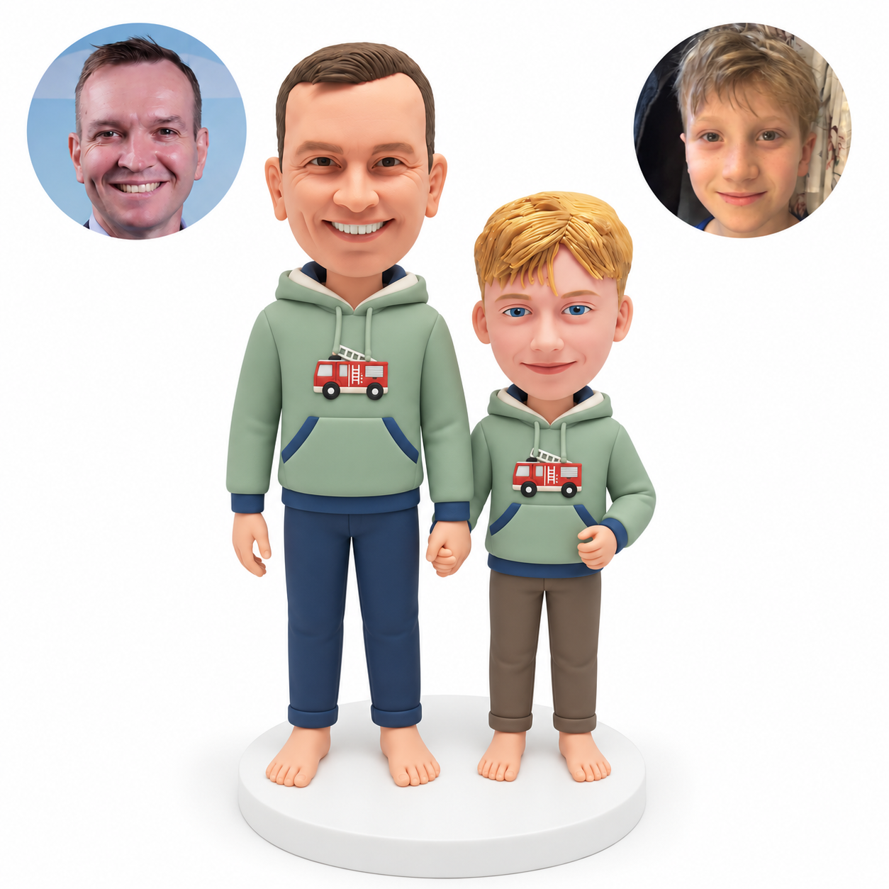 Family & Teams custom bobblehead
