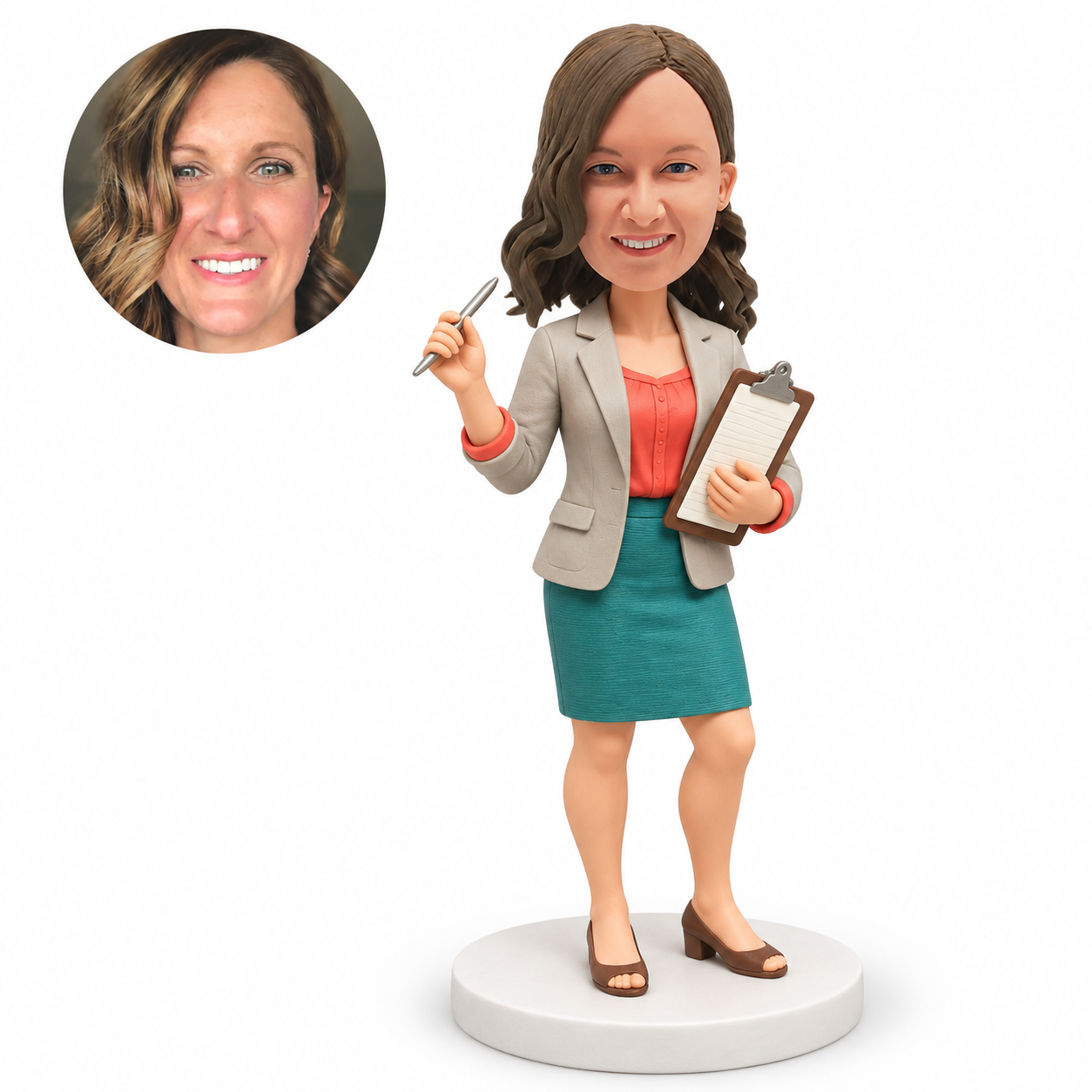 Teacher custom bobblehead