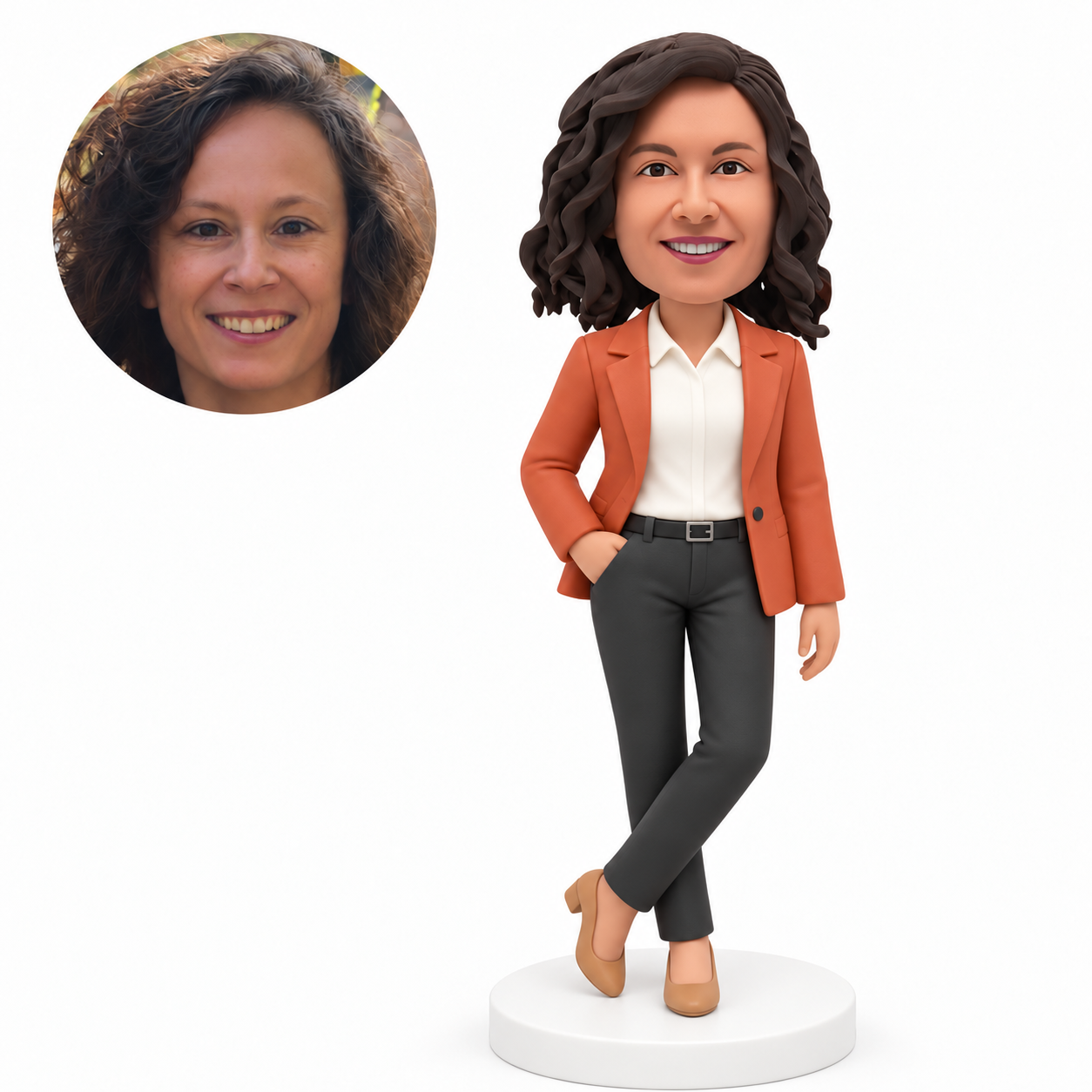 Casual Women custom bobblehead