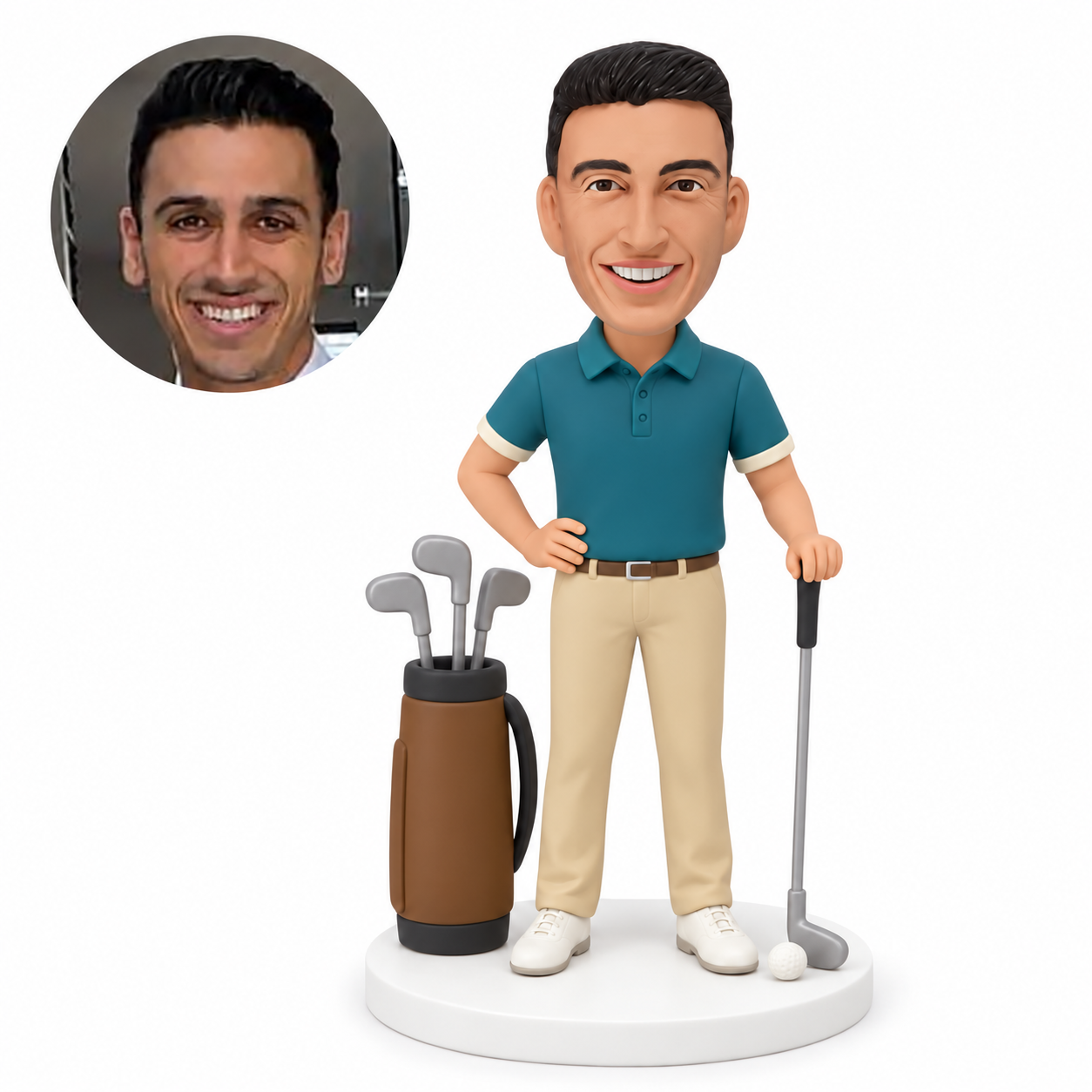 Golf custom bobblehead