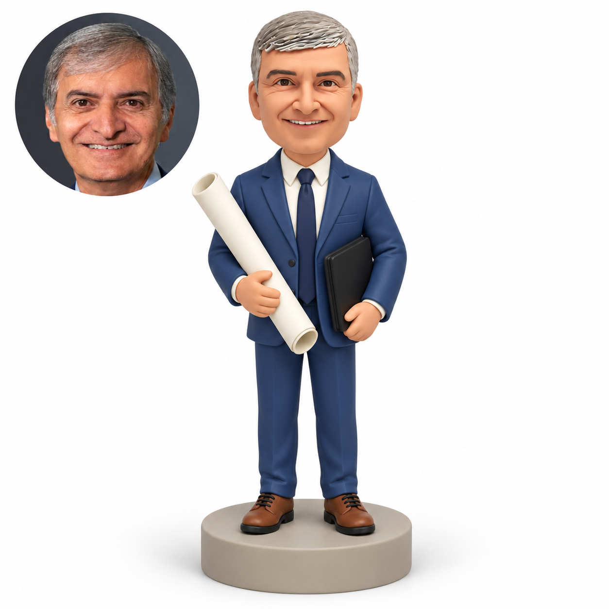 Engineer & Worker custom bobblehead