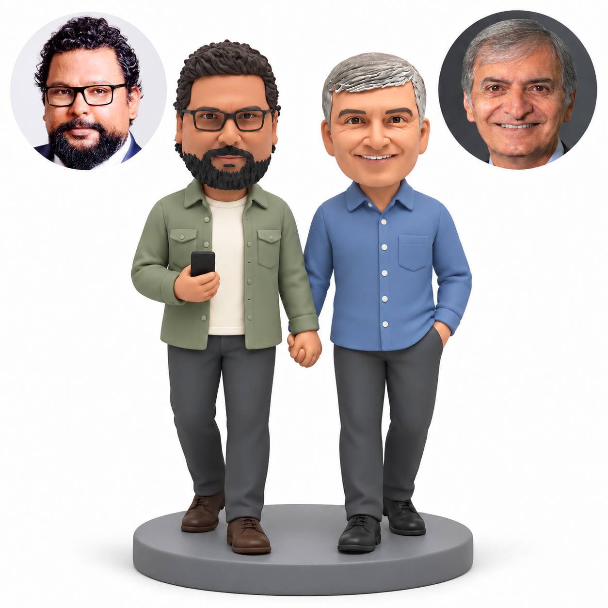 Couple custom bobblehead