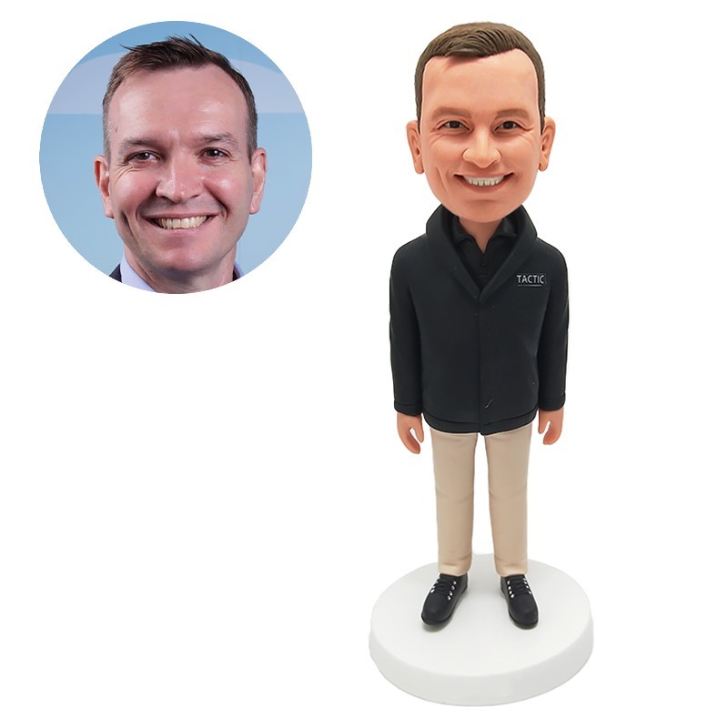 custom made bobblehead leisure man