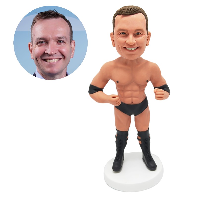 bobblehead custom muscle man