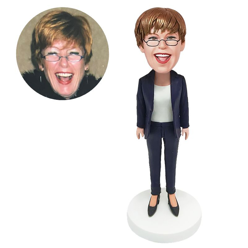 custom bobblehead figure colleague staff