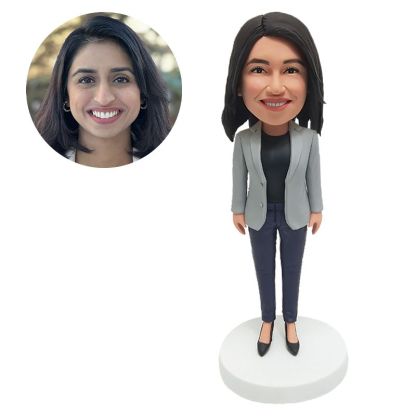 personalized bobblehead female teacher