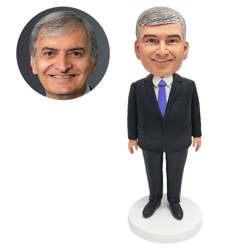 custom bobblehead figurine male boss manager