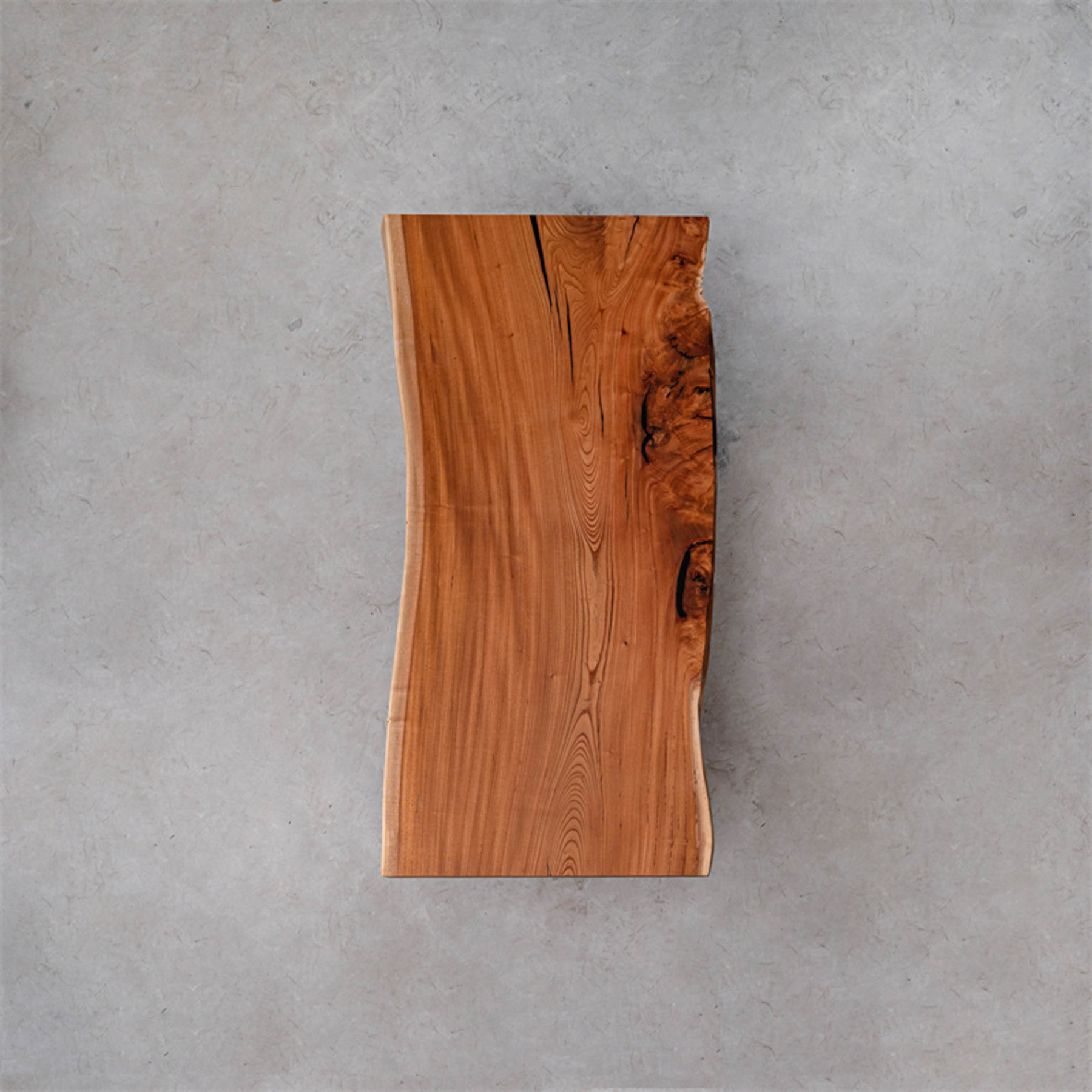 一枚板 二人掛けブナ材一枚板テーブル天板