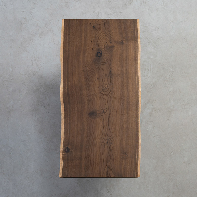 一枚板 モダン調ホワイトオーク一枚板テーブル天板