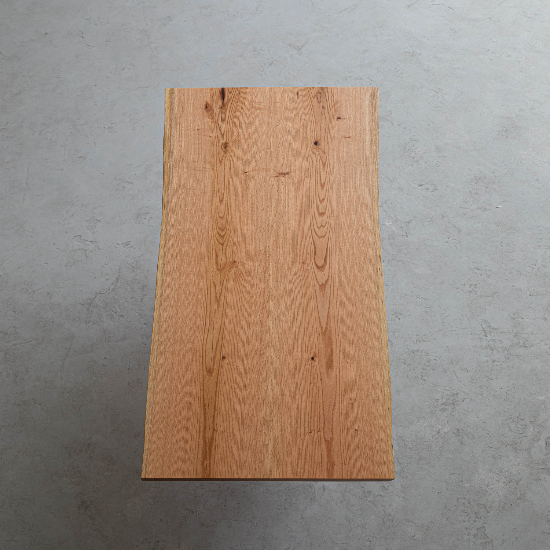 一枚板 レッドオーク製ロングテーブル天板