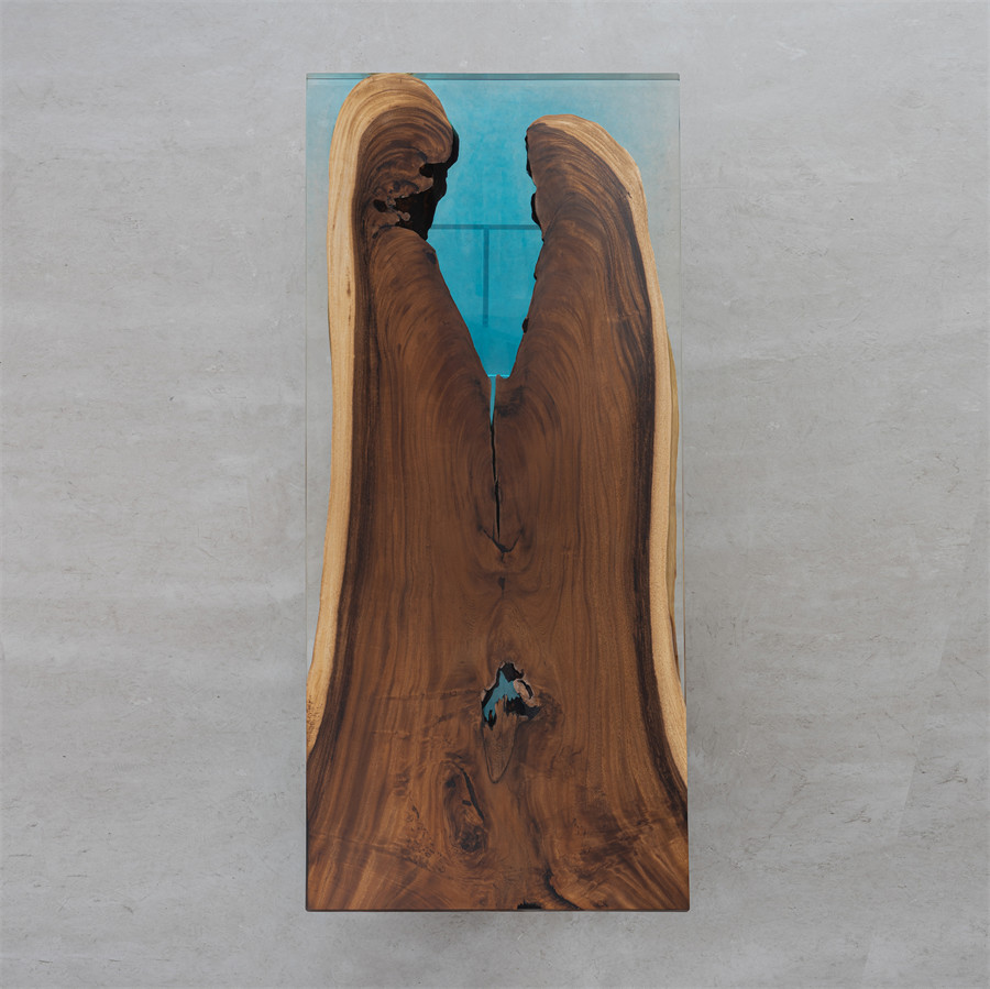 一枚板 アクリル樹脂木製テーブル天板