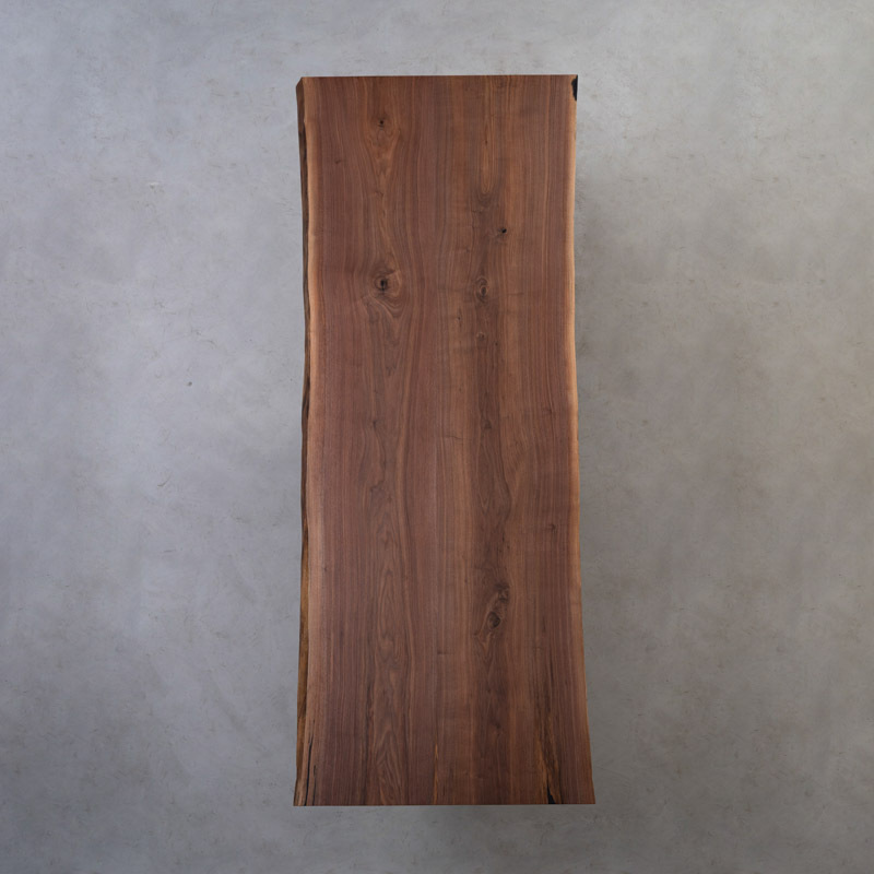 一枚板 ブラックウォールナット製大判テーブルトップ