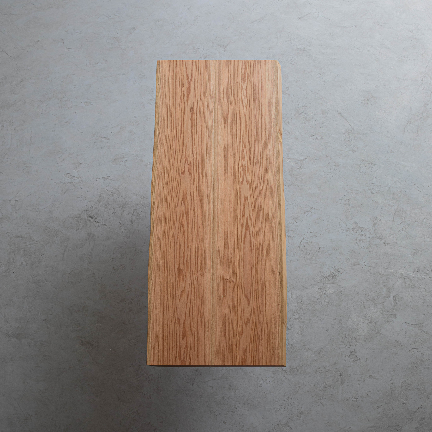 一枚板 レッドオーク製ロングテーブル天板