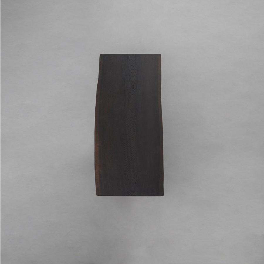 一枚板 モダン調ホワイトオーク一枚板テーブル天板