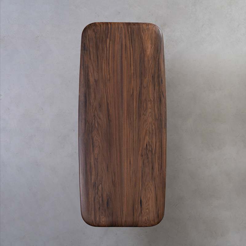 一枚板 ブラックウォールナット製大判テーブルトップ