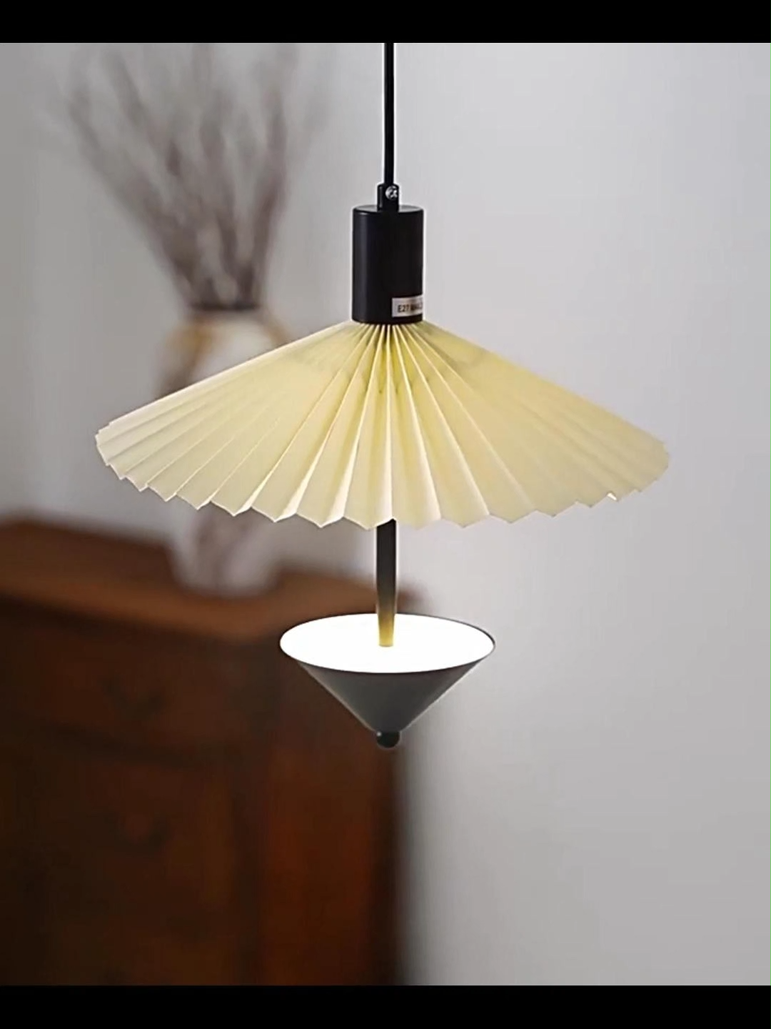 折傘ペンダントライト