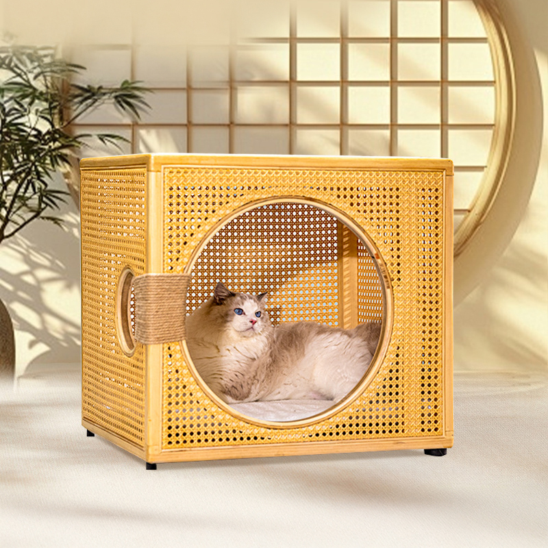 ラタン調キャットリトリート