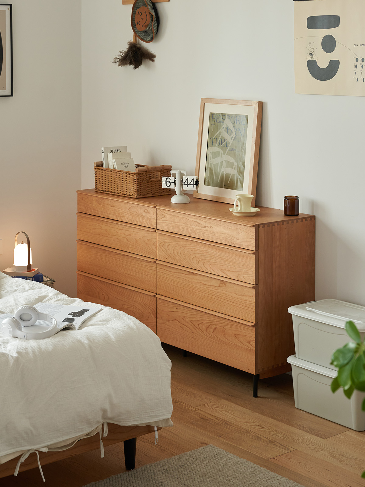 木製チェスト 01470-0034】「木の卓上チェスト」ブラックウォールナット - 北海道