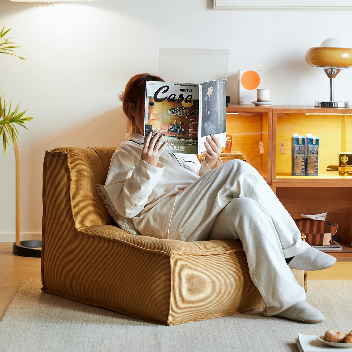 クッションソファ｜ふんわりした座り心地・軽くて移動も楽【CAGUUU公式】