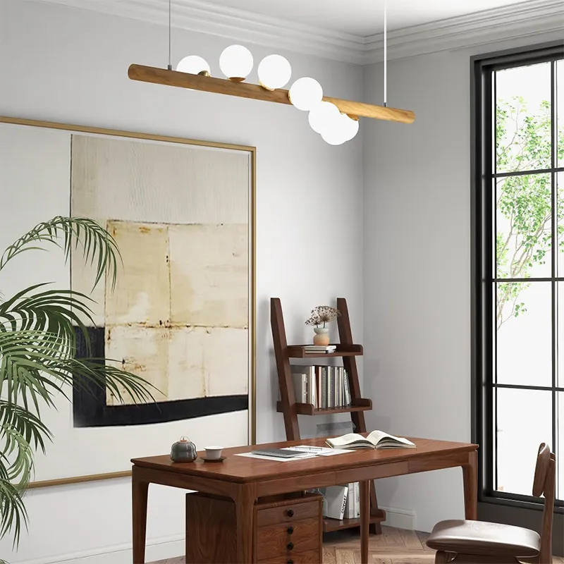 ナチュラルウッドグロウペンダントライト