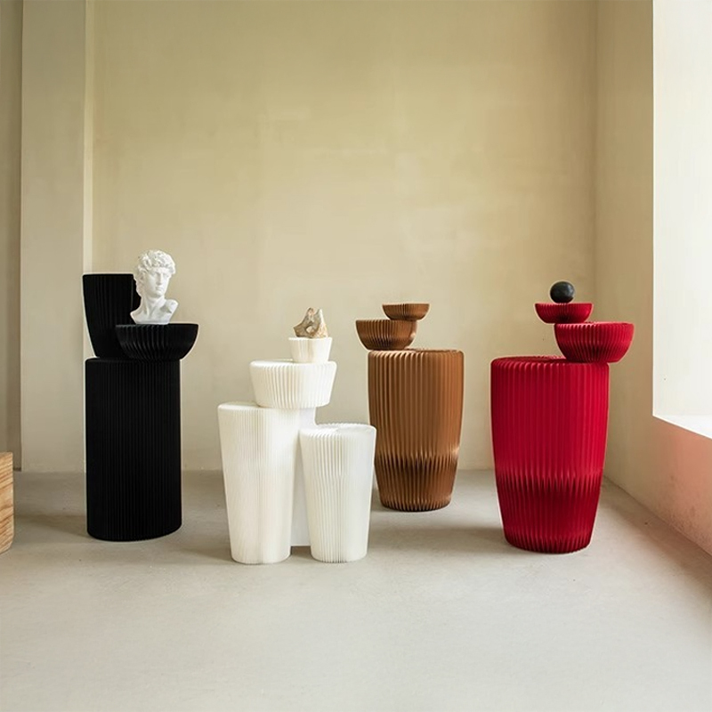 Kraft Paper クラフト紙円柱ディスプレイ