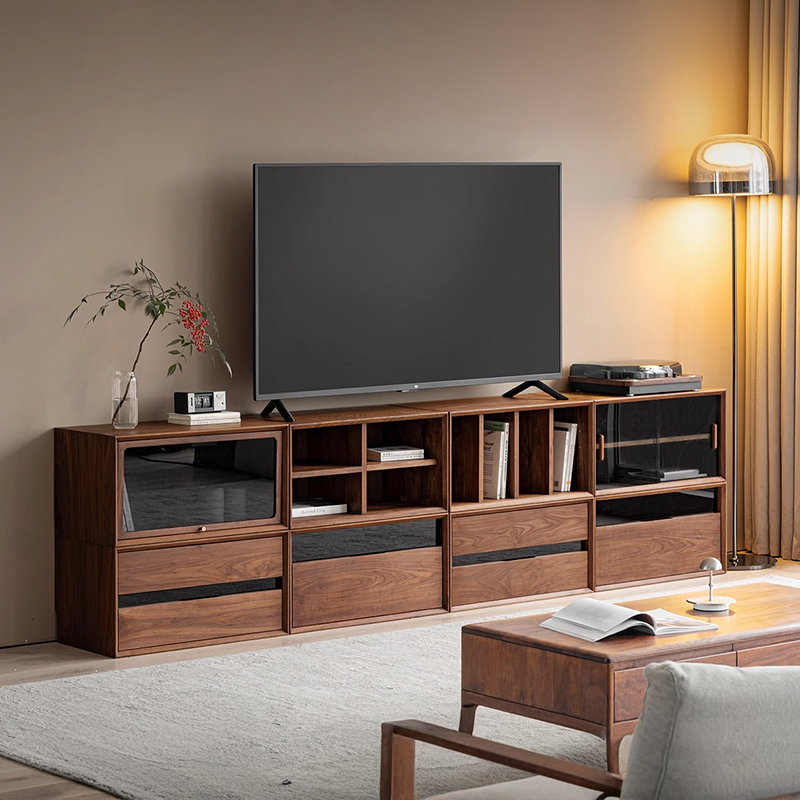 ブラックウォールナット材モジュールキャビネット – CAGUUU