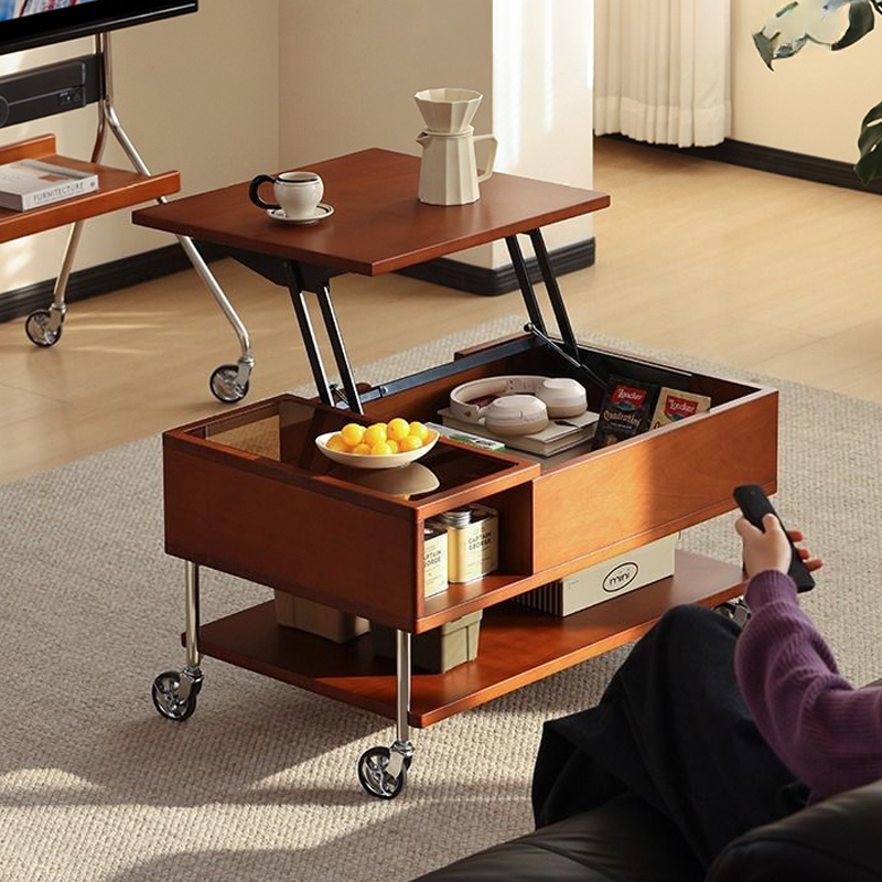 Woody Prime Vintage Box レトロポップ昇降センターテーブル