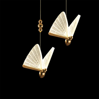 バタフライ型ペンダントライト