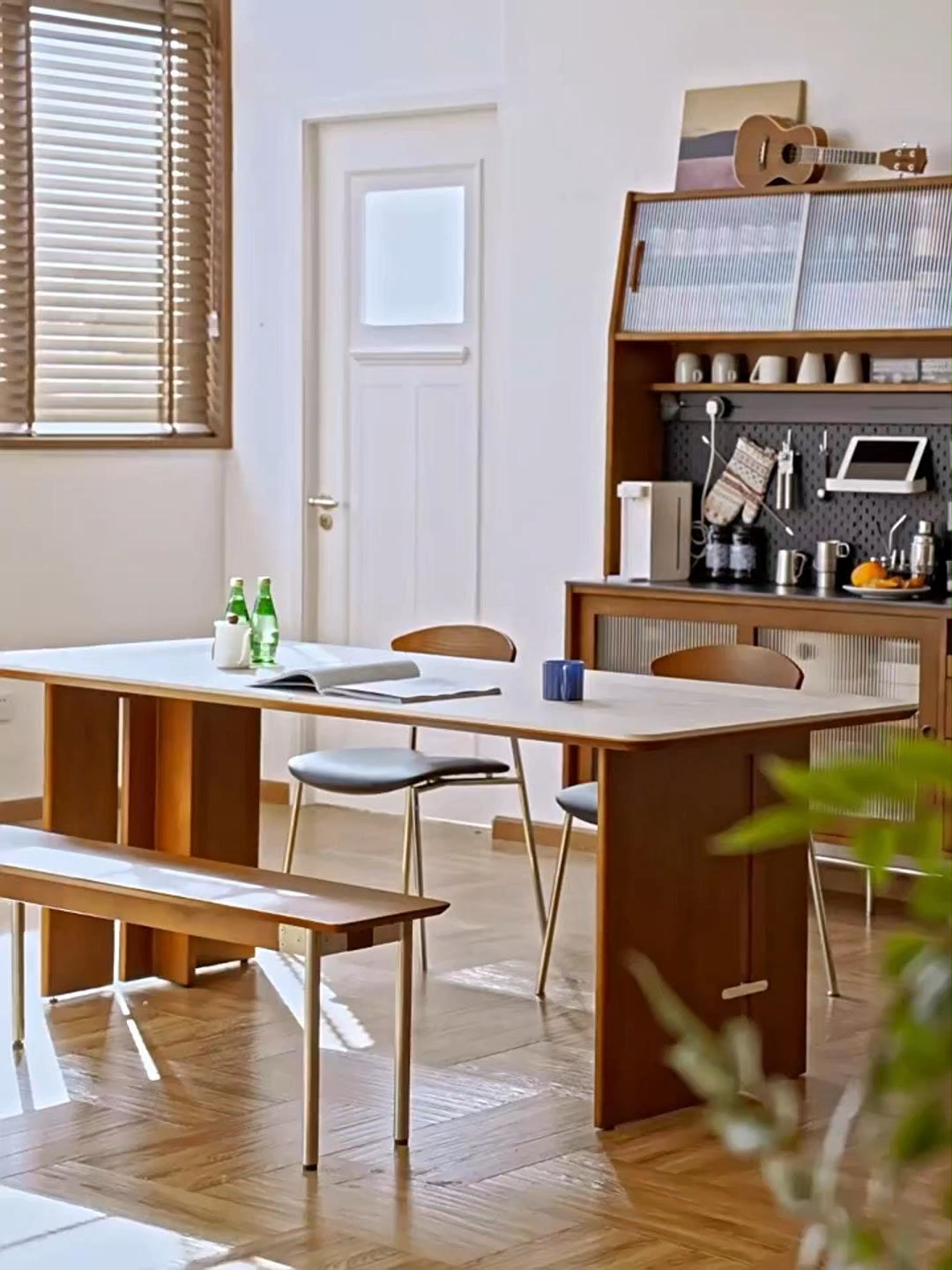 Woody Prime Box 多機能セラミックダイニングテーブル