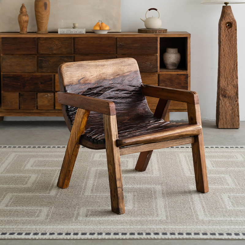 アンティーク木製チェア ブラウン