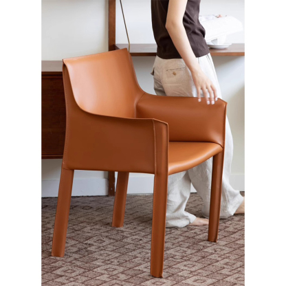 プレミアムレザーラウンジチェア | 本革調の質感で快適性と高級感を