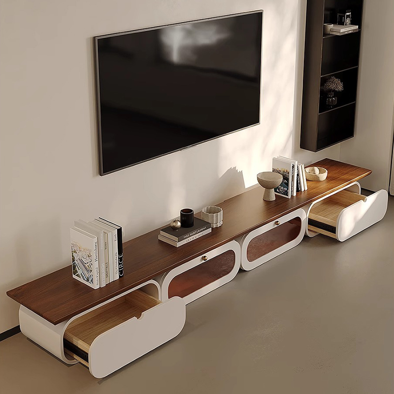 【モデルルーム展示品】木目調テレビボード　サイドボード　モダンスタイル テレビボード 天然木マホガニー材 北欧 収納 幅150 : LANRANヤフー店