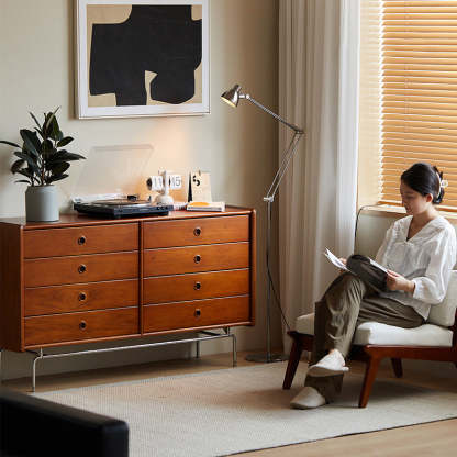 Woody Prime Boxツゲ材 レトロデザイン8マスチェスト | 北米輸入の高級